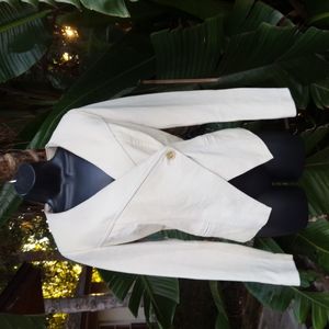 Neimann  Marcus snakeskin genuine  leather embossed  jacket